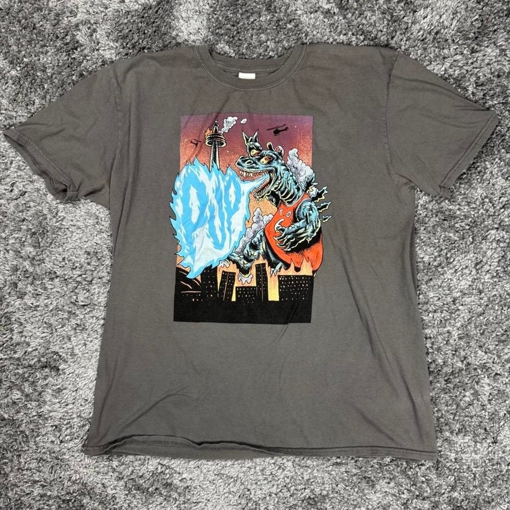 Gildan PUPzilla Charcoal Graphic T-shirt, Size XL